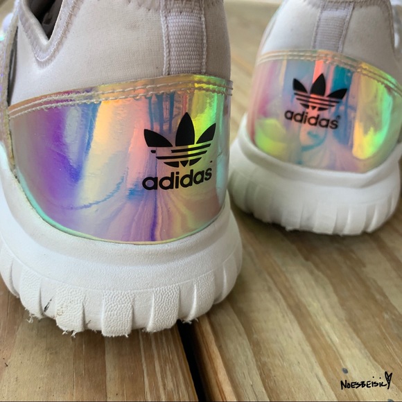 Men's Adidas Holographic Iridescent SZ 7 - Picture 3 of 9
